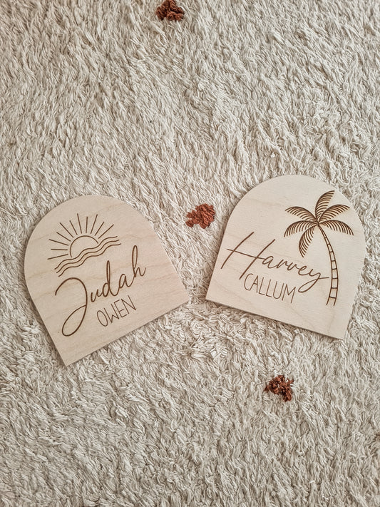 Custom wooden plaque