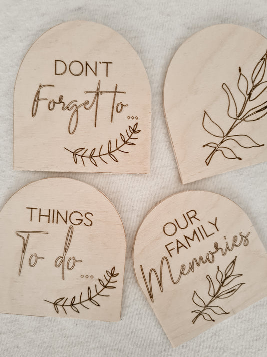 Fridge magnets - set of 4