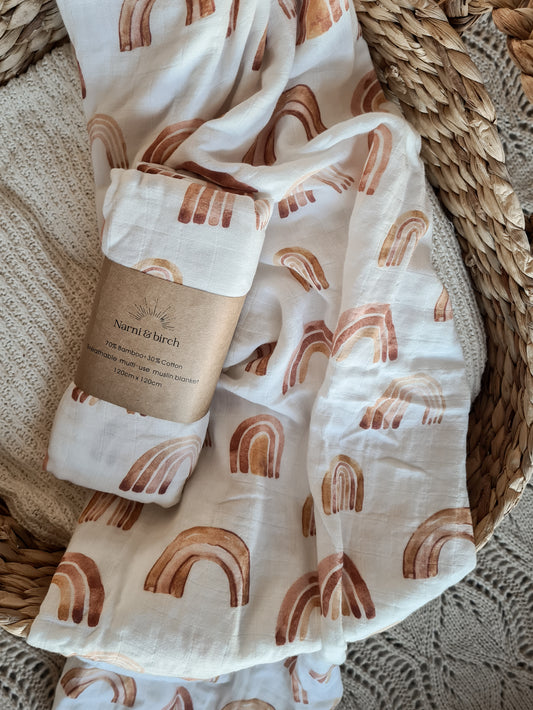 Swaddle WRAP - Rusty Rainbows