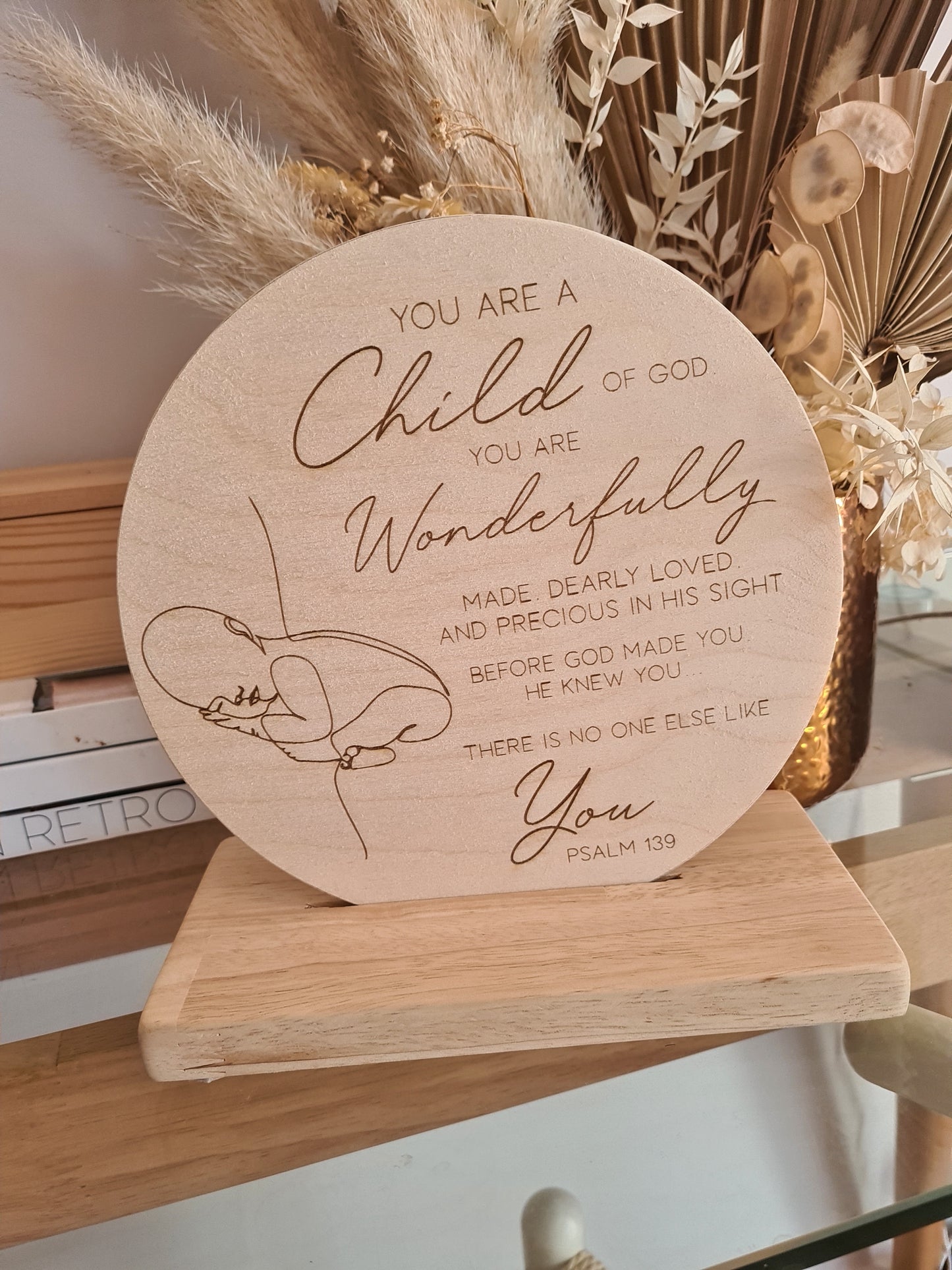 Custom wooden plaque