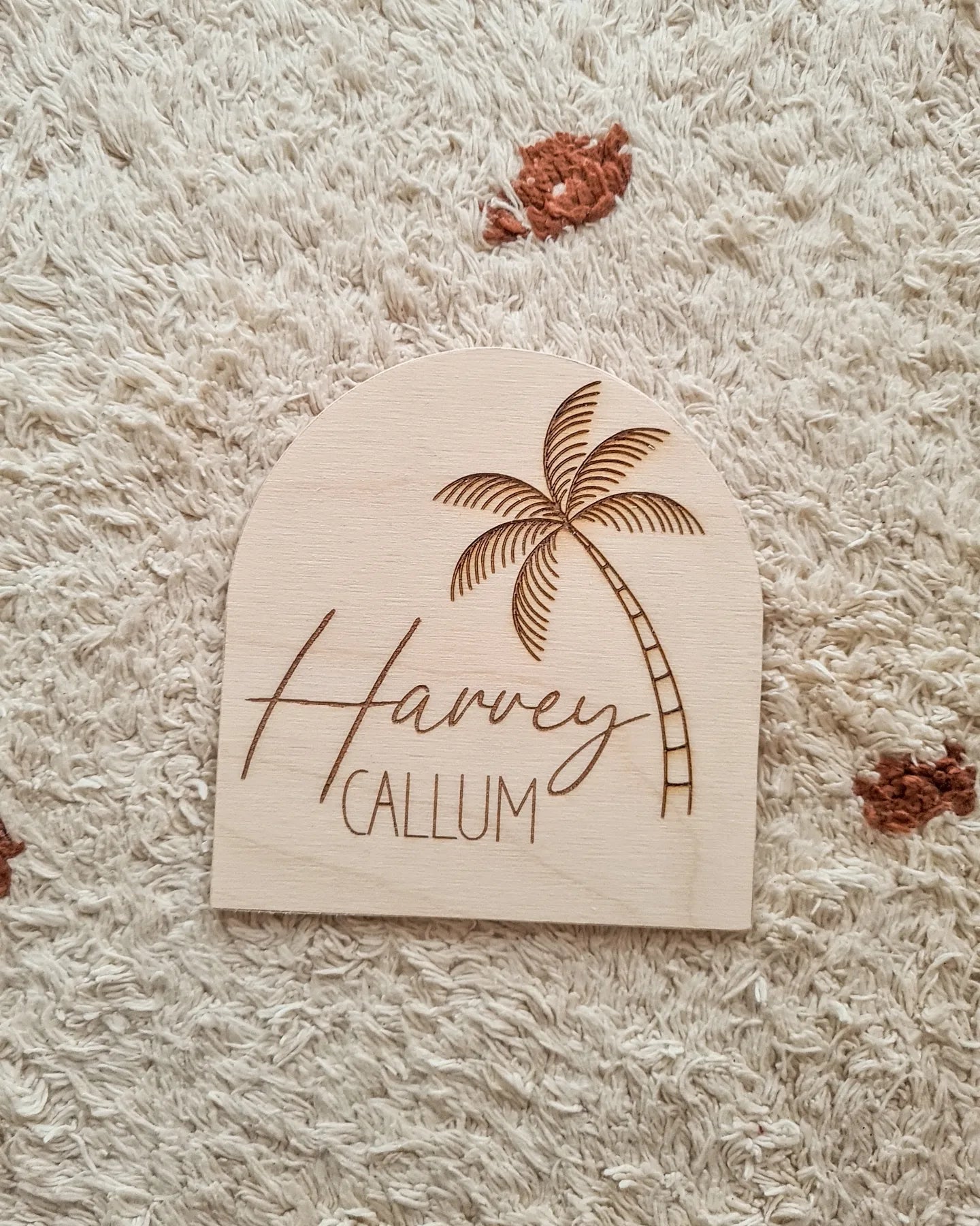 Custom wooden plaque