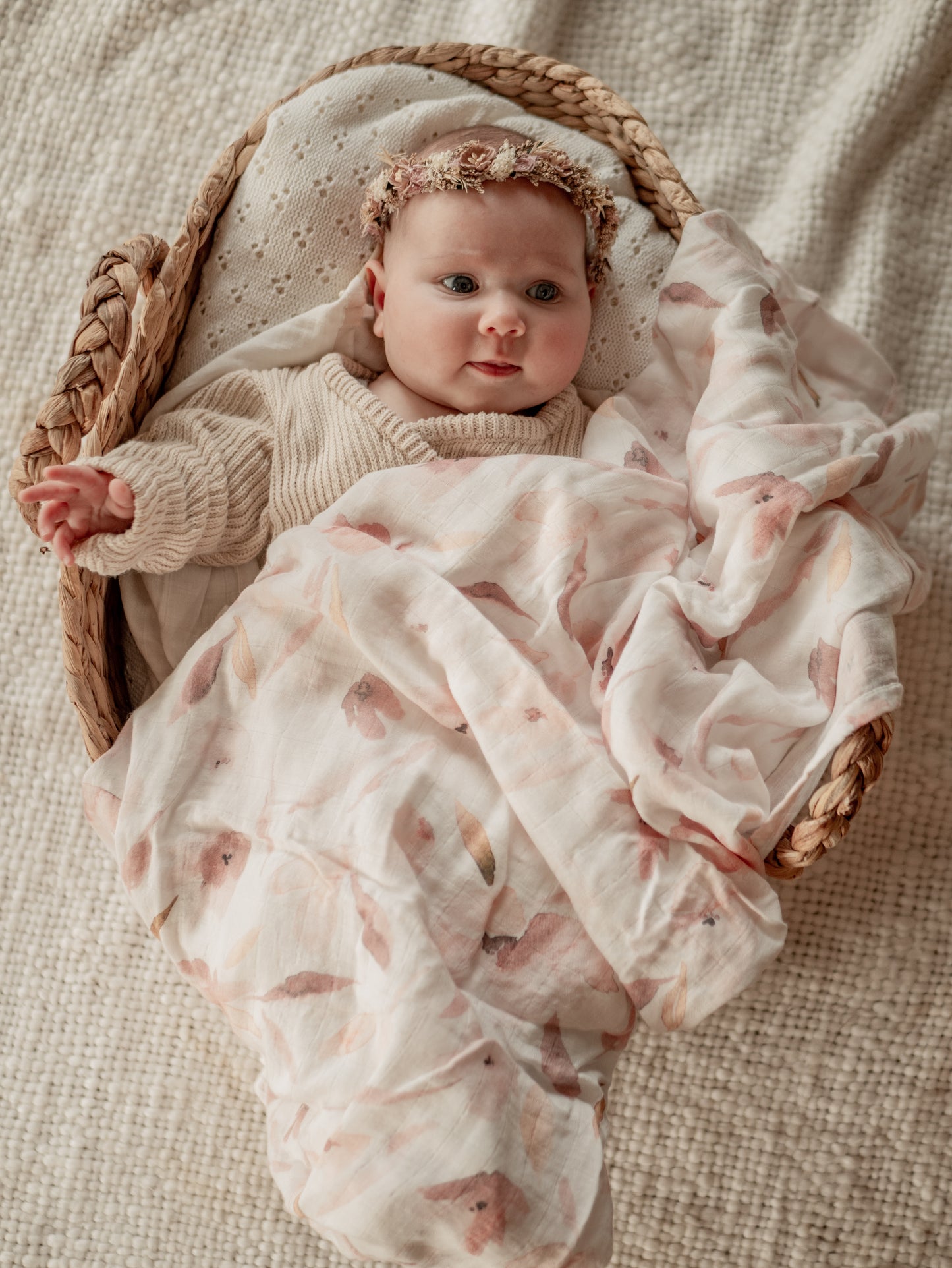 Swaddle WRAP - Pink Posey